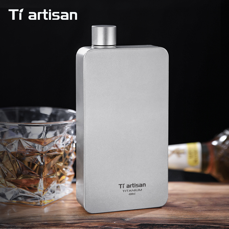 Camping Cooking Utilities - Tiartisan 400 мл титановая фляга для
