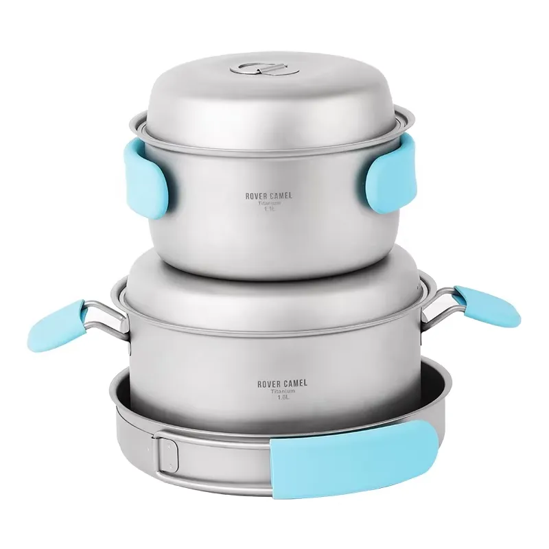 Camping Cooking Accessories Set - Набор походной посуды из чистого титана