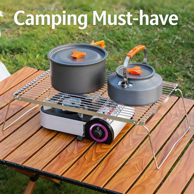 Camping Cooking Utilities - Портативная складная подставка для костра из