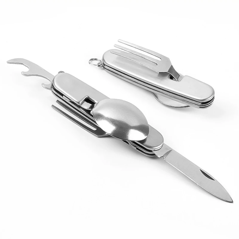 Camping Cooking Cutlery Set - Набор посуды для кемпинга, складная вилка