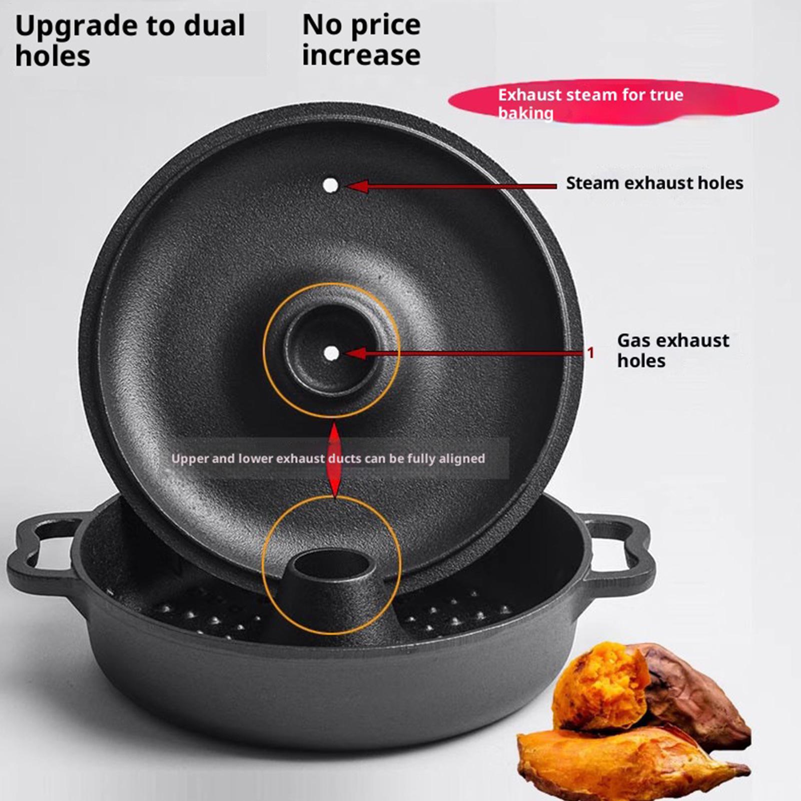 Camping Cooking Ovens - Чугунный котел для приготовления пищи, сверхмощная,