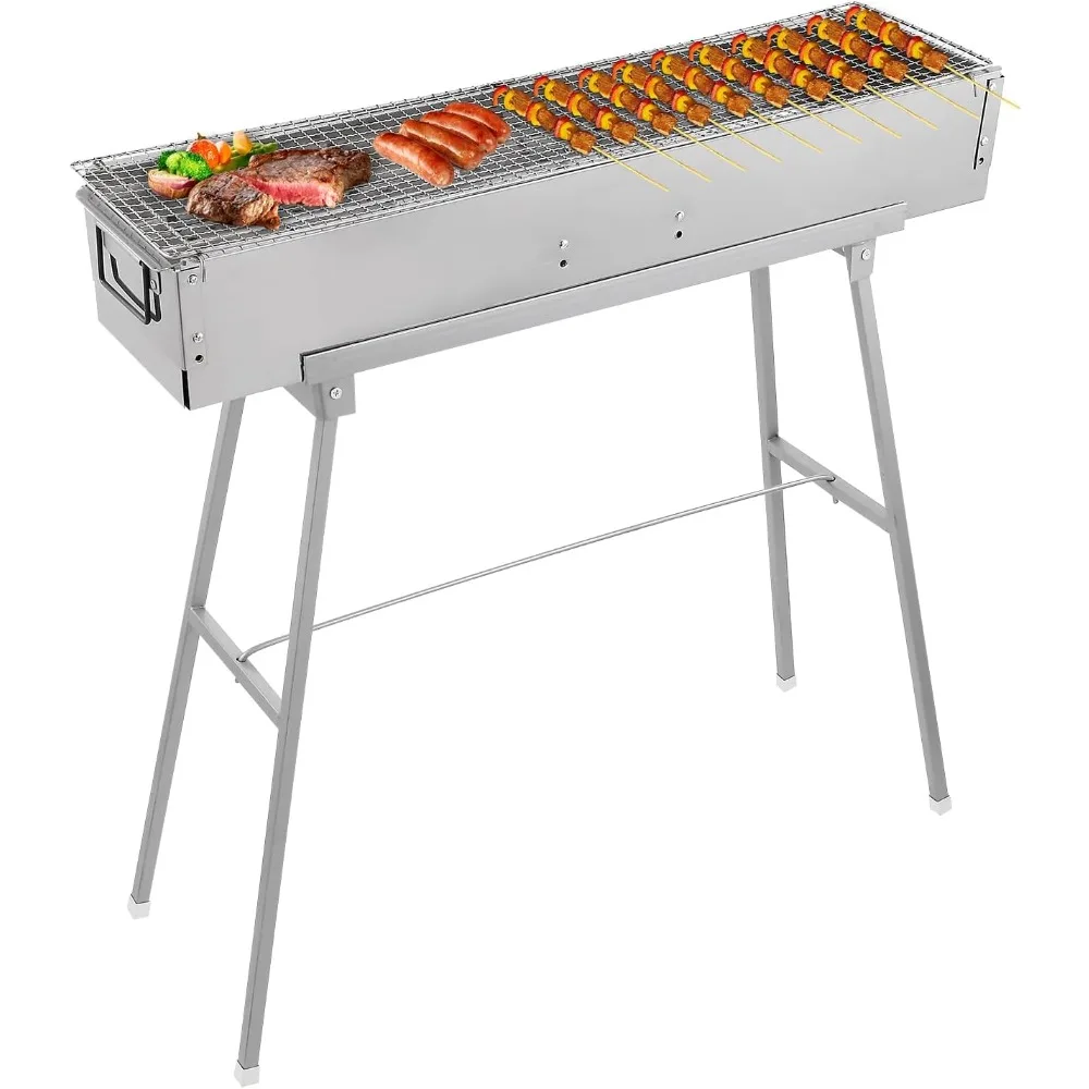 Camp Grill Portable Folding - Портативные угольные грили, сложенный походный гриль