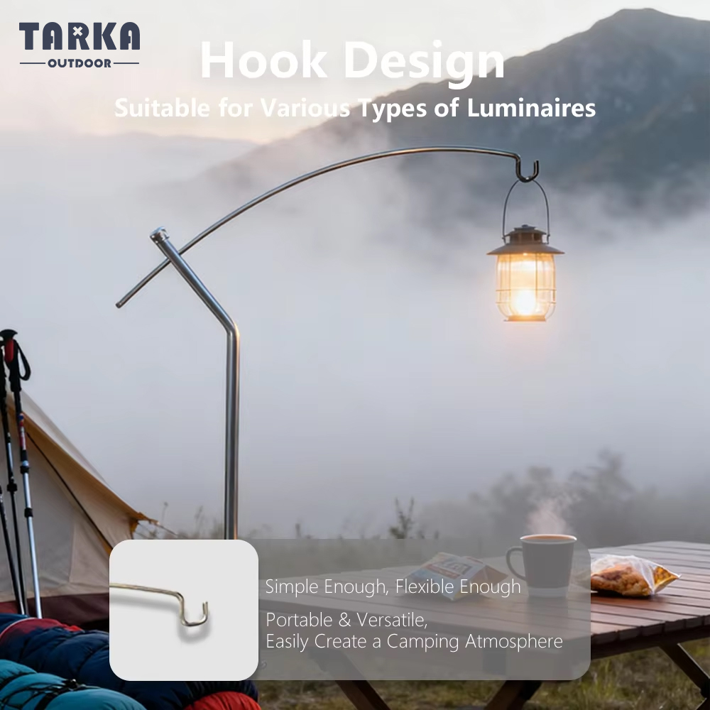 Camping Cooking Utensil Holder - TARKA Съемная подставка для фонаря Регулируемый