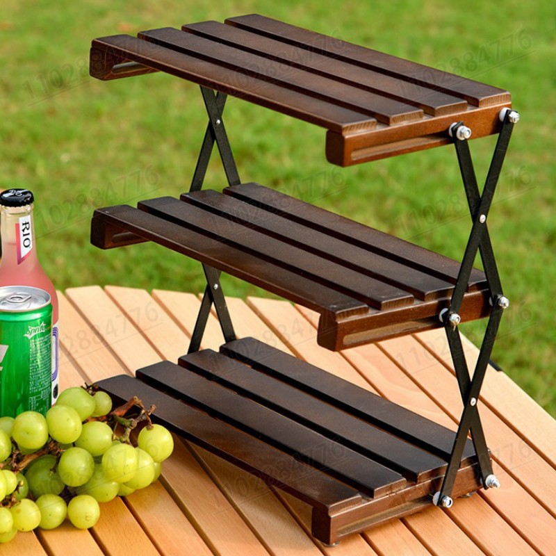 Camping Cooking Utensil Holder - Складная портативная многофункциональная настольная подставка из