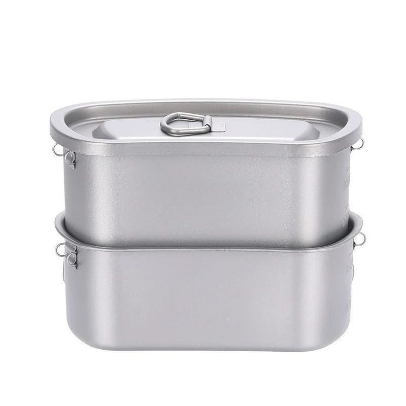 Camping Cooking Accessories Set - Набор для кемпинга: титановая фляга, чашка,