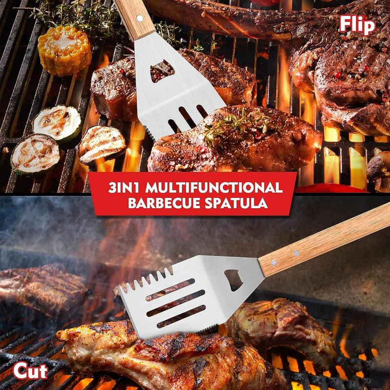Camping Cooking Accessories Set - 3 шт., посуда для барбекю, набор