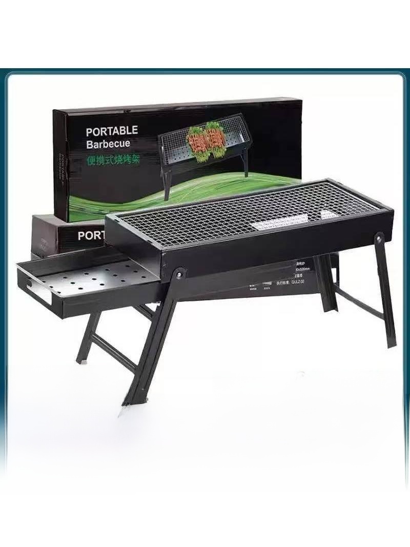 Camping Cooking Ovens - Утолщенная большая портативная угольная печь-гриль для