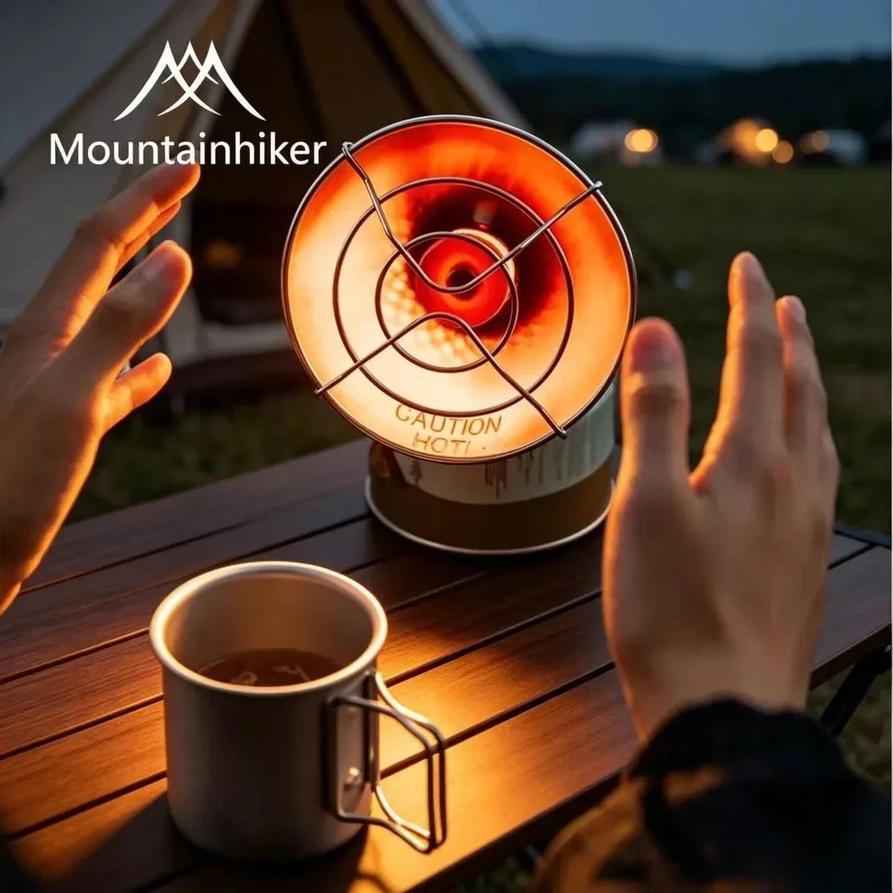 Camping Cooking Hob - Портативная газовая плита-обогреватель MOUNTAINHIKER для кемпинга,