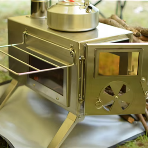 Camping Cooking Ovens - Портативная печь-гриль из нержавеющей стали, походная