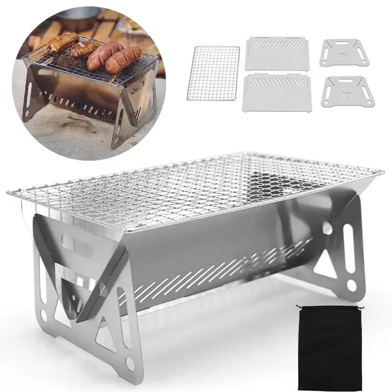 Camp Grill Portable Folding - Портативный складной гриль для барбекю, нагревательные