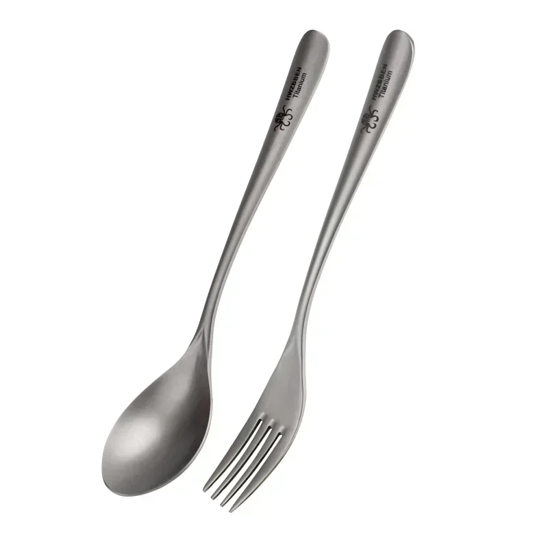 Camping Cooking Cutlery Set - HWZBBEN Титановая посуда для кемпинга, набор