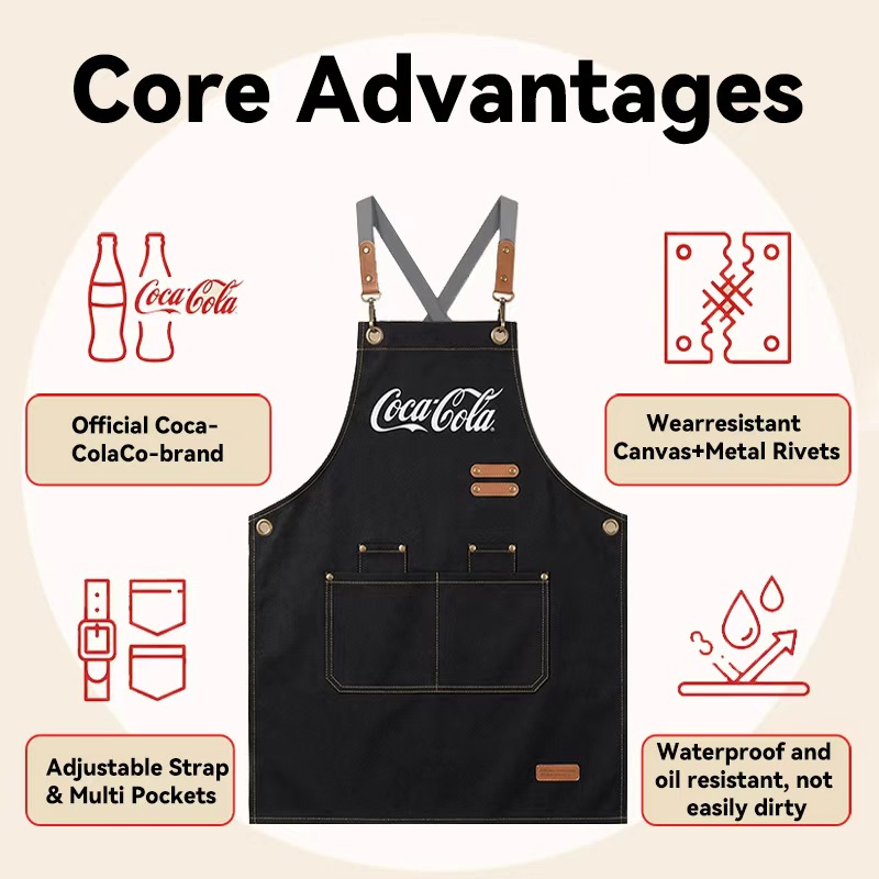 Кухонный фартук COKE для женщи – обзор и цена Camping Cooking Apron