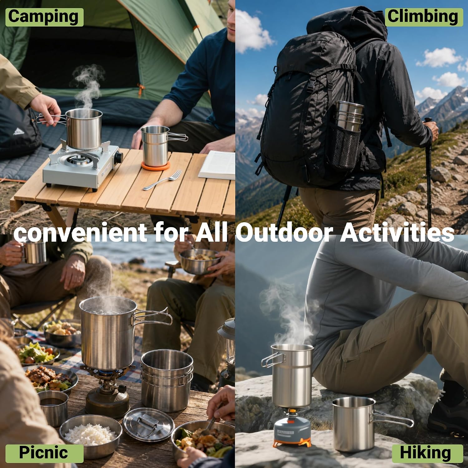 Складные походные кружки и чаш – обзор и цена Camping Cooking Roll