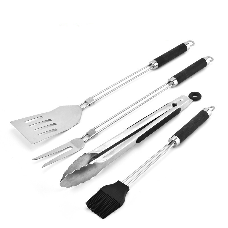 Набор для барбекю из 4 предмет – обзор и цена Camping Cooking Accessories Set