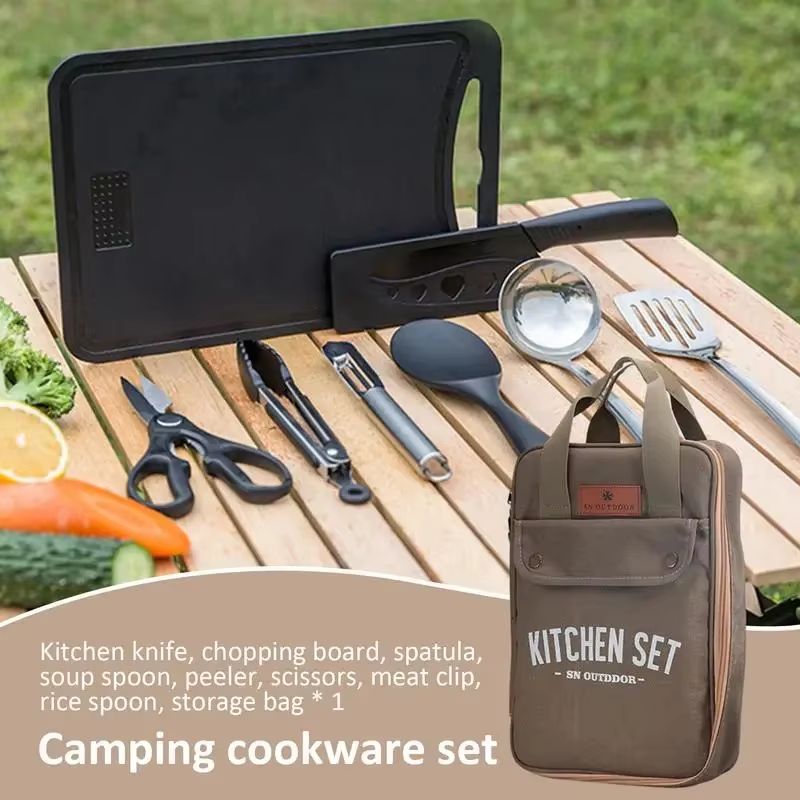 Набор походной кухонной утвари – обзор и цена Camping Cooking Cutlery Set