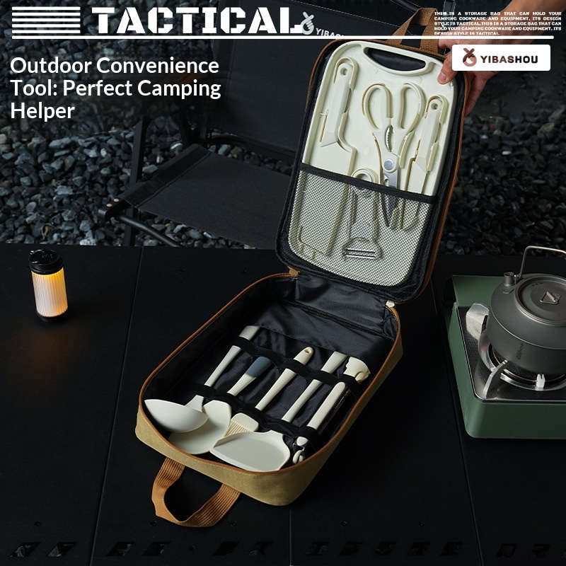 Портативный набор походной пос – обзор и цена Camping Cooking Cutlery Set