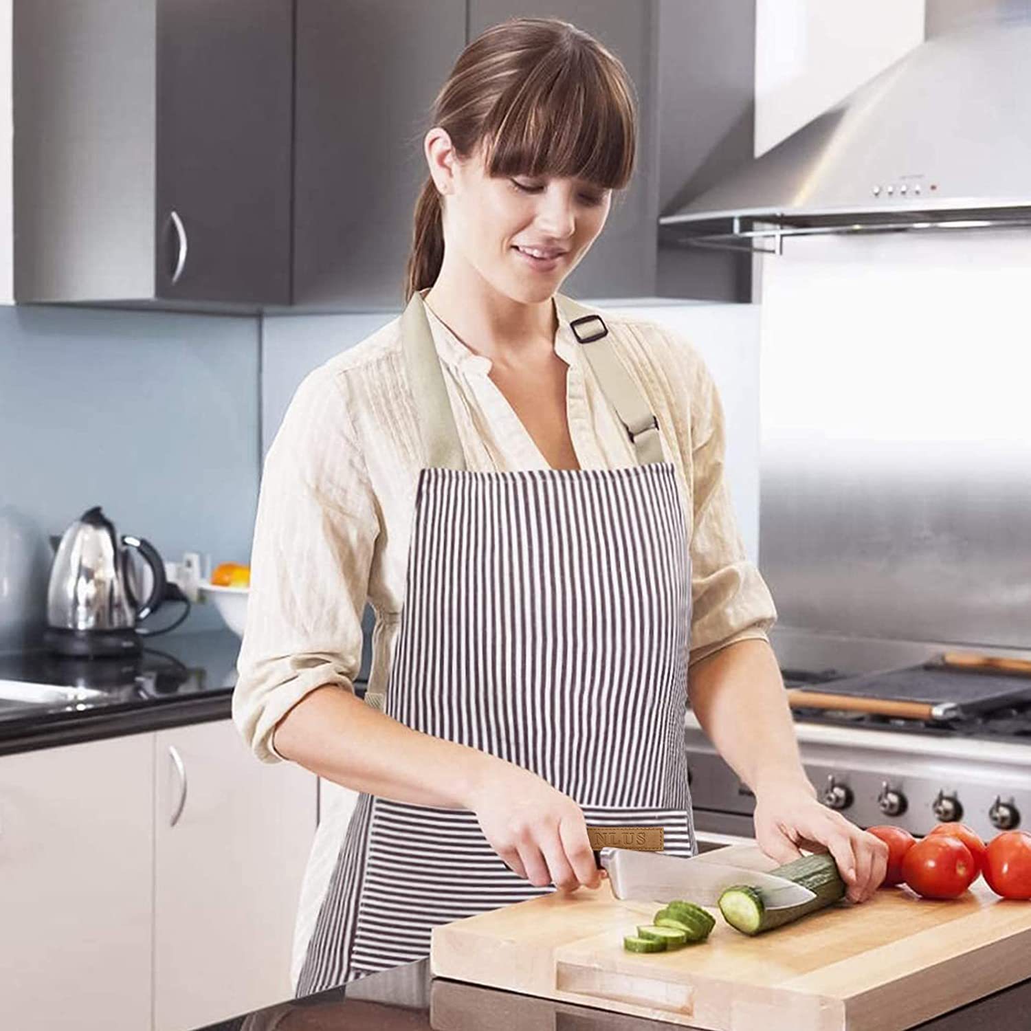 Черно-белый полосатый кухонный – обзор и цена Camping Cooking Apron