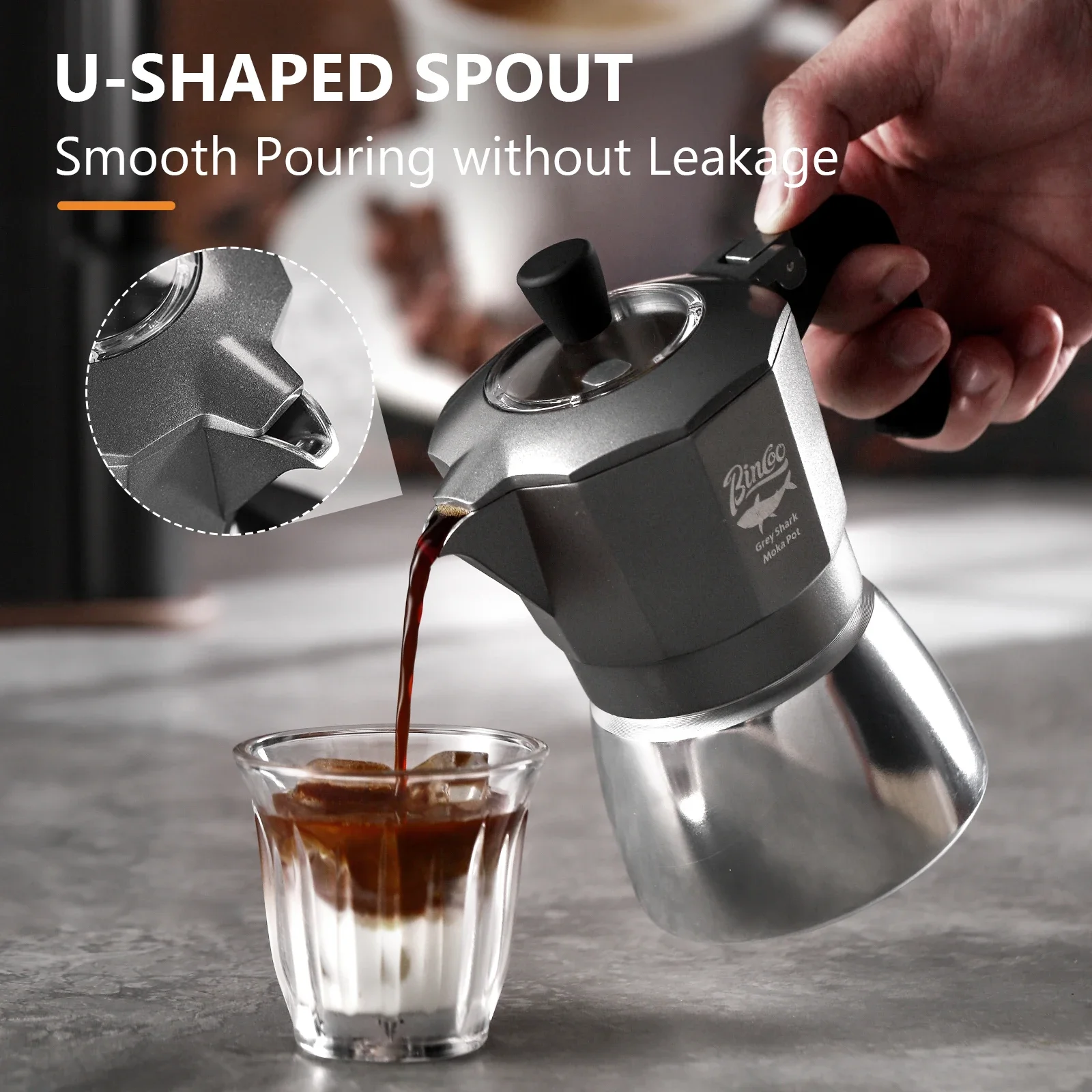 Кофеварка Bincoo Moka Pot на 2 – обзор и цена Camping Cooking Utilities