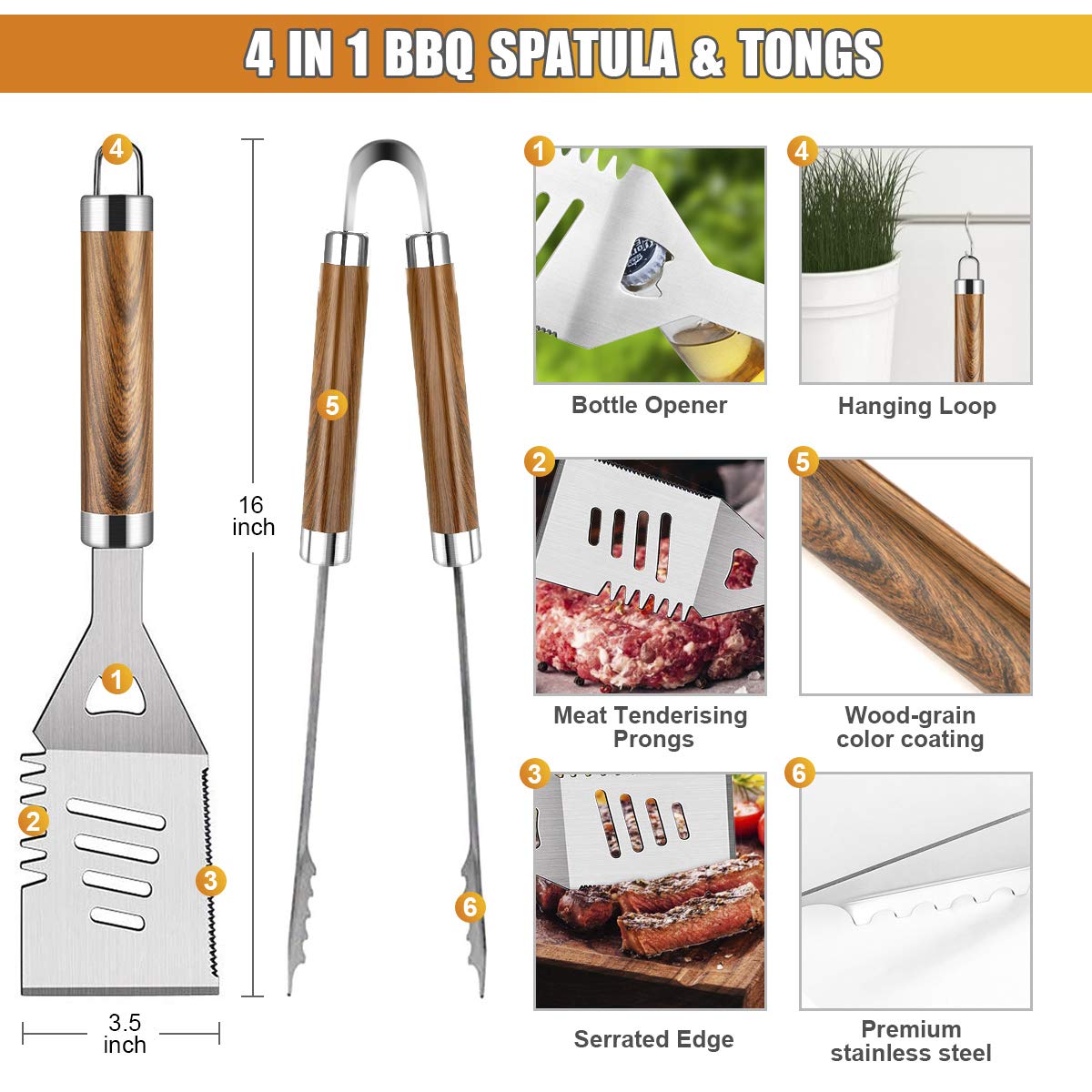38 шт., набор аксессуаров для  – обзор и цена Camping Cooking Accessories Set