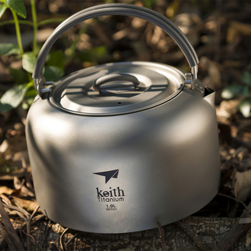 Титановый чайник Keith 1 л, ба – обзор и цена Camping Cooking System