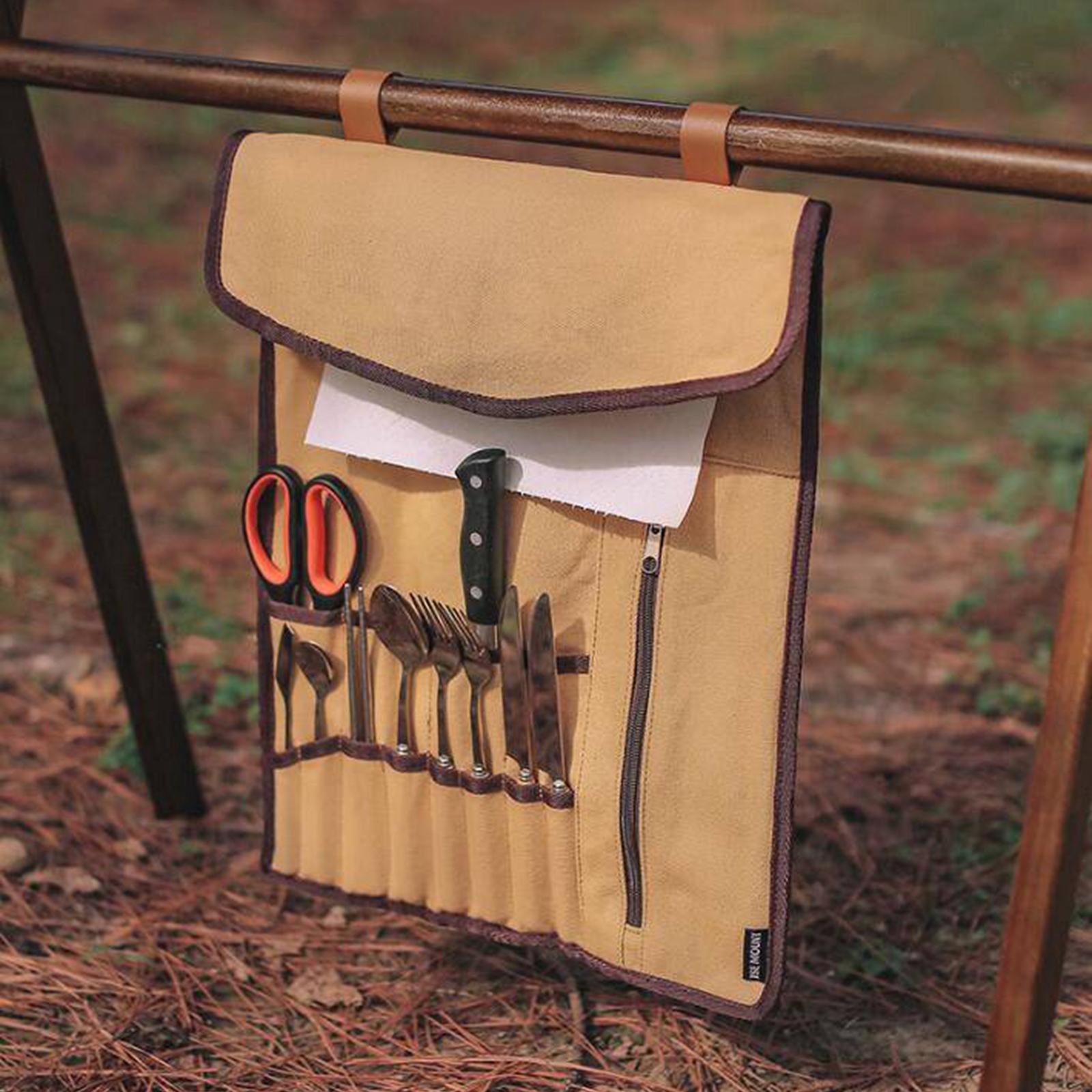 Портативная посуда для кемпинг – обзор и цена Camping Cooking Utensil Holder