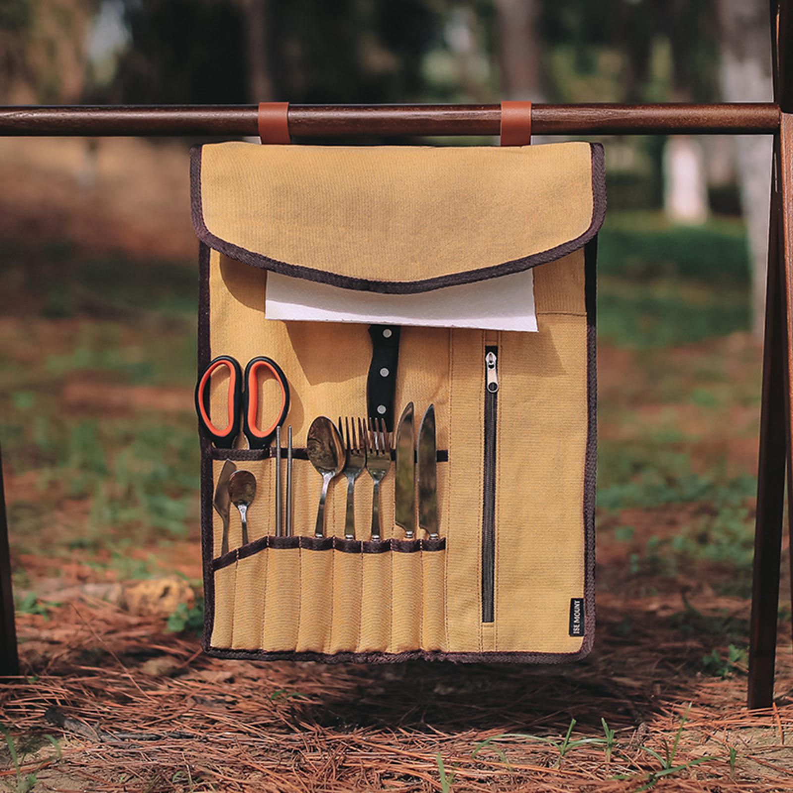 Портативная посуда для кемпинг – обзор и цена Camping Cooking Utensil Holder