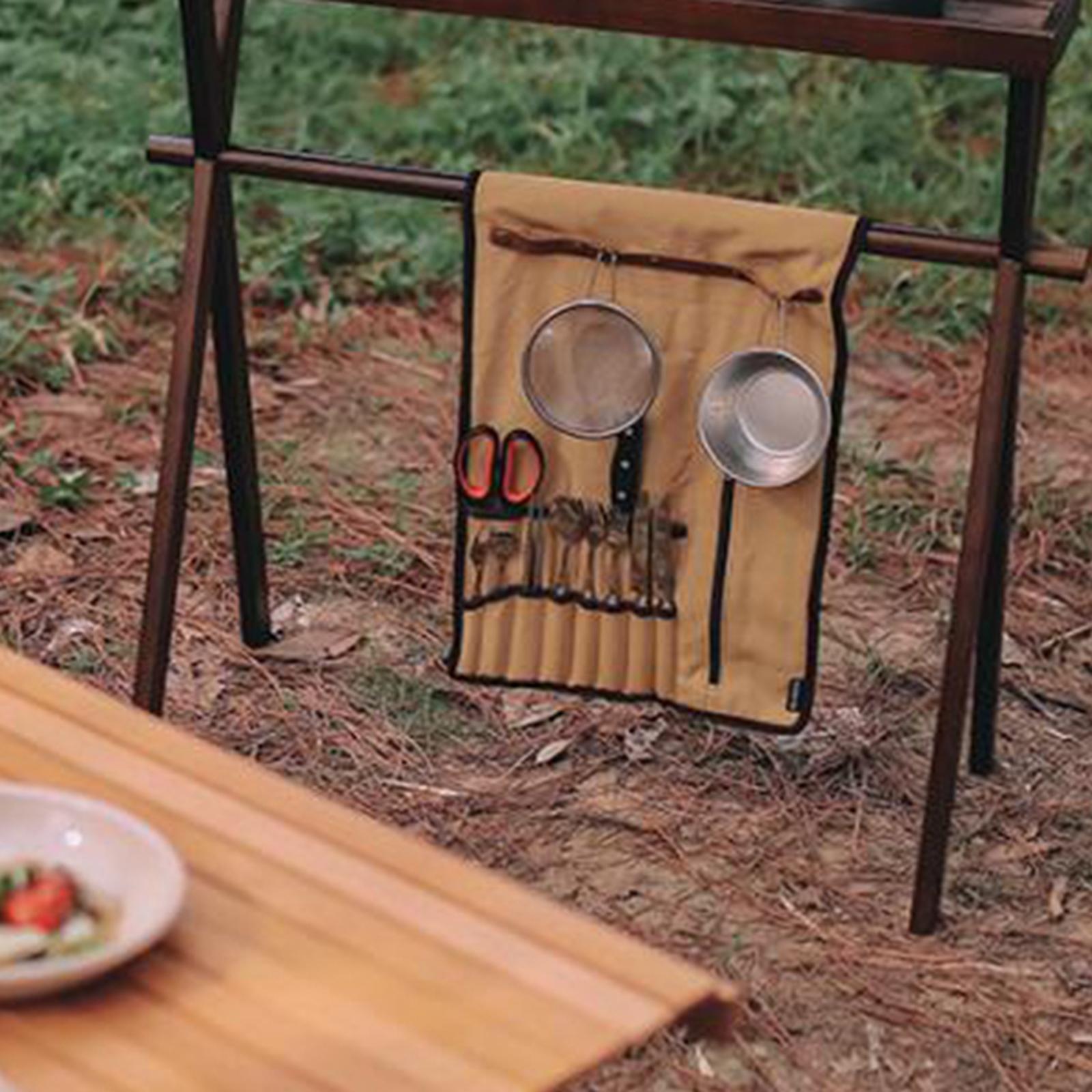 Портативная посуда для кемпинг – обзор и цена Camping Cooking Utensil Holder