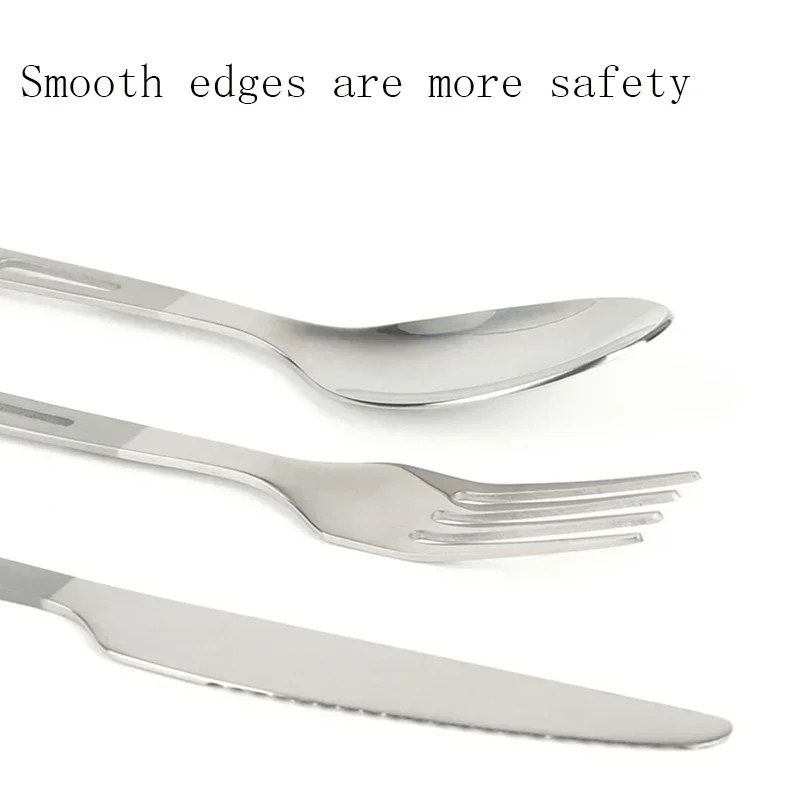 HWZBBEN титановая вилка, ложка – обзор и цена Camping Cooking Cutlery Set