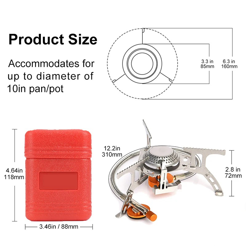 Газовая плита для кемпинга, по – обзор и цена Camping Cooking System