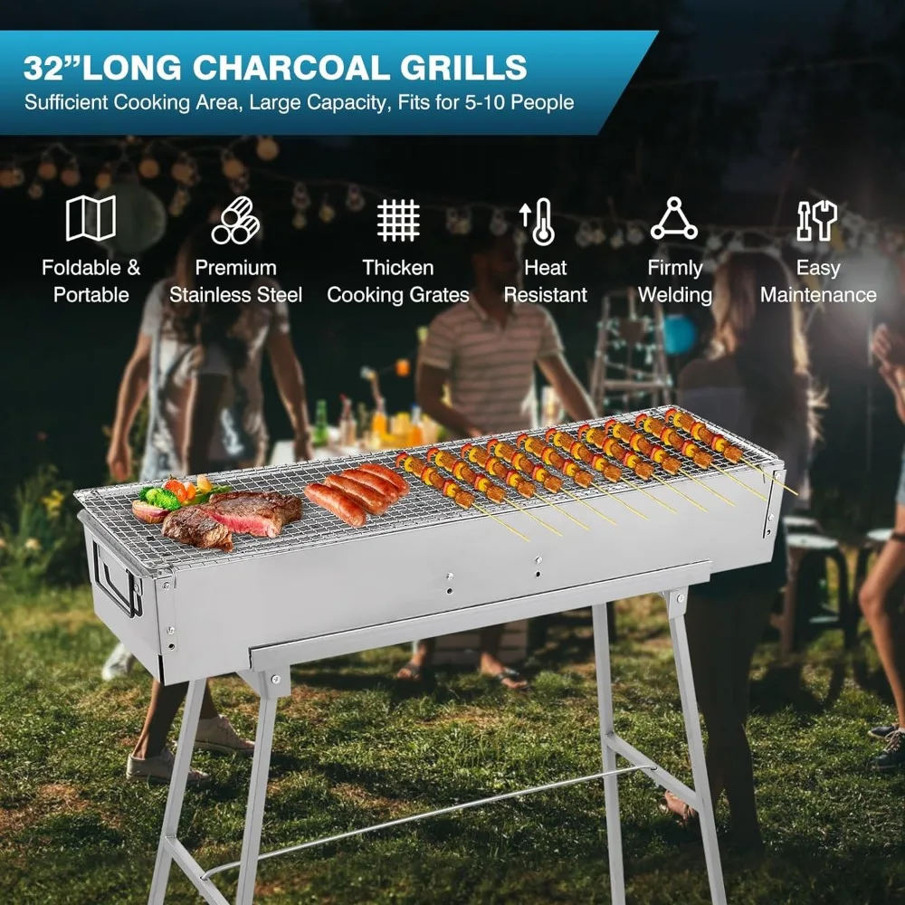 Портативные угольные грили, сл – обзор и цена Camp Grill Portable Folding