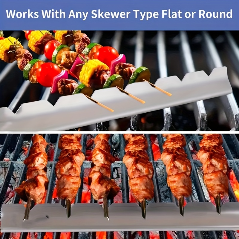 2 шт. подставка для кебаба, по – обзор и цена Camping Cooking Utensil Holder