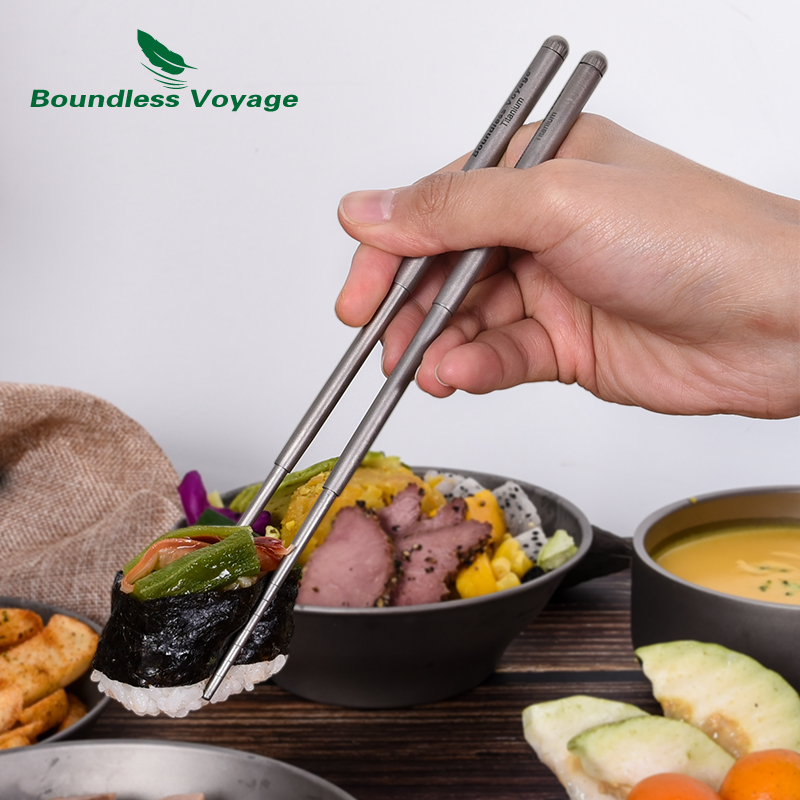 Титановые столовые приборы Bou – обзор и цена Camping Cooking Cutlery Set
