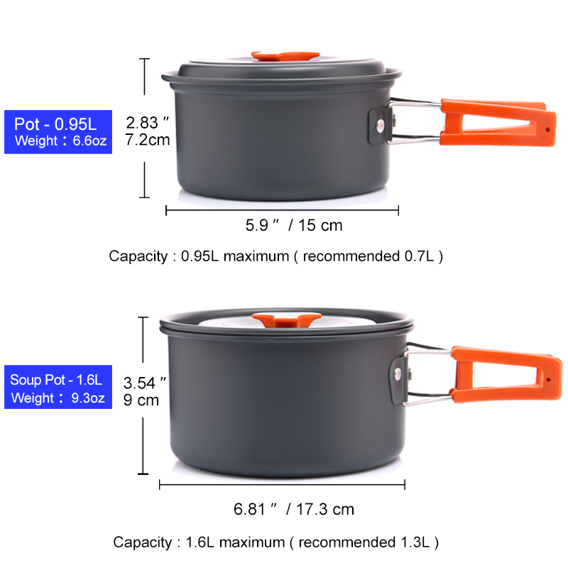 Набор посуды Widesea для кемпи – обзор и цена Camping Cooking Cutlery Set