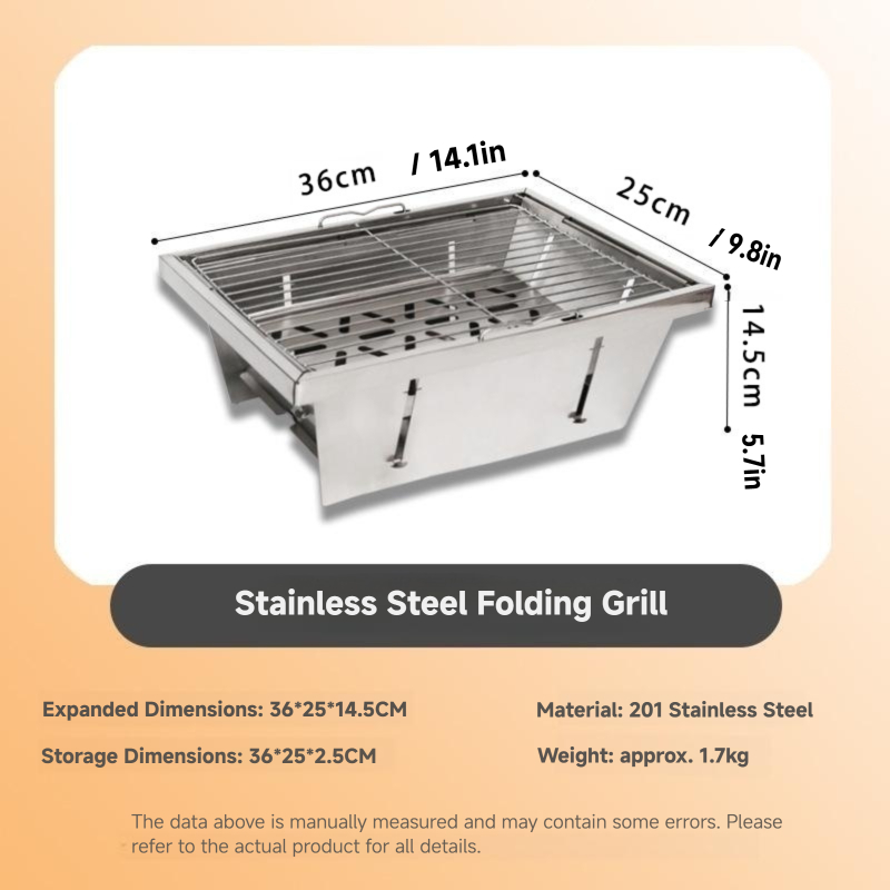 WESTTUNE IGT гриль для барбекю – обзор и цена Camp Grill Portable Folding