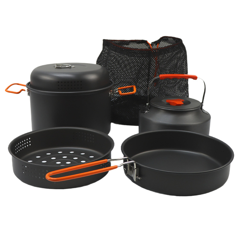 Набор посуды для открытого воз – обзор и цена Camping Cooking Pots And Pans