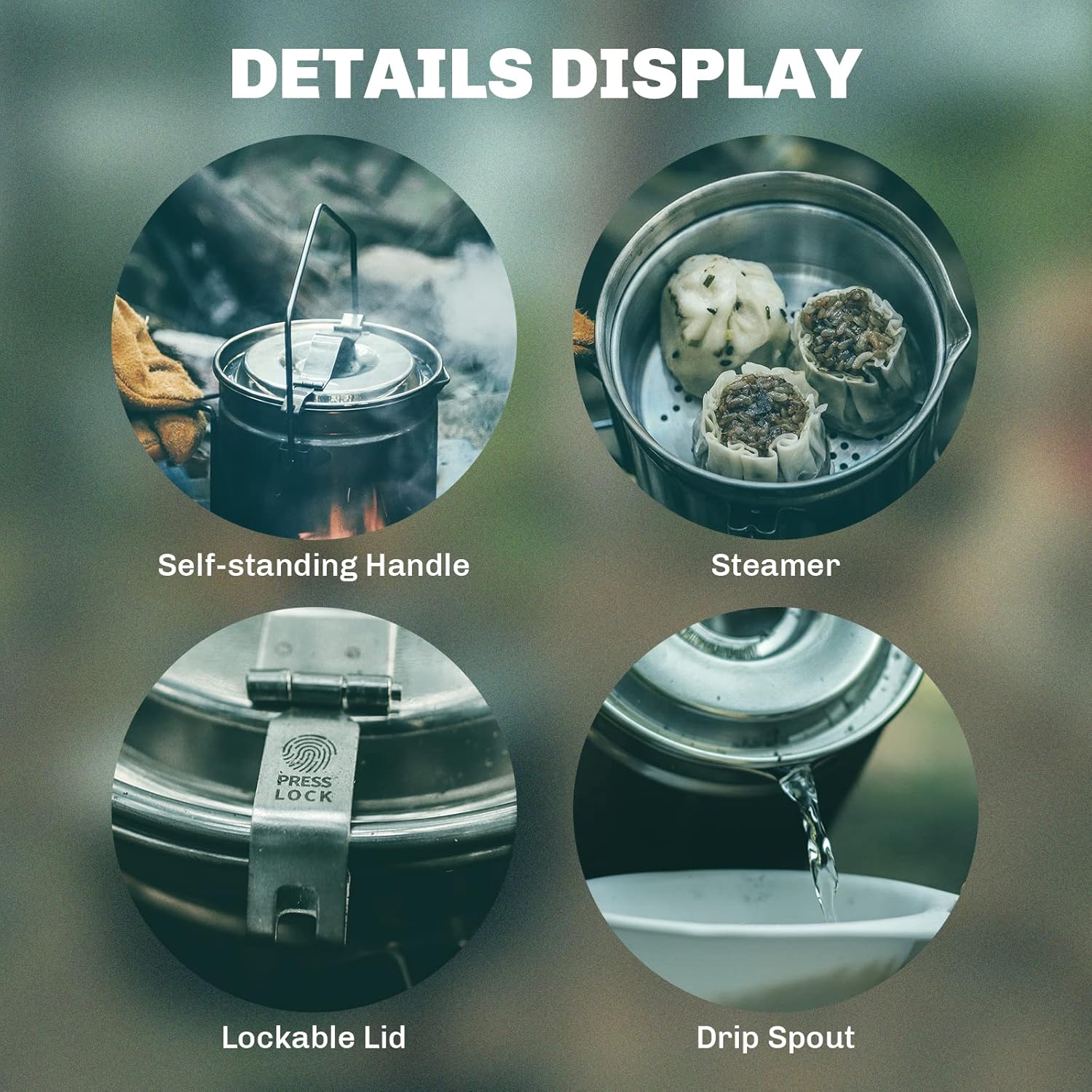 Пожарная кастрюля из нержавеющ – обзор и цена Camping Cooking System