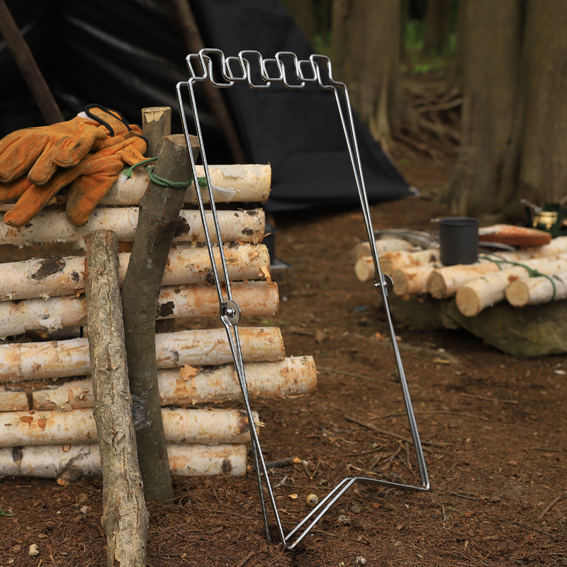 Портативная складная подставка – обзор и цена Camping Cooking Utensil Holder