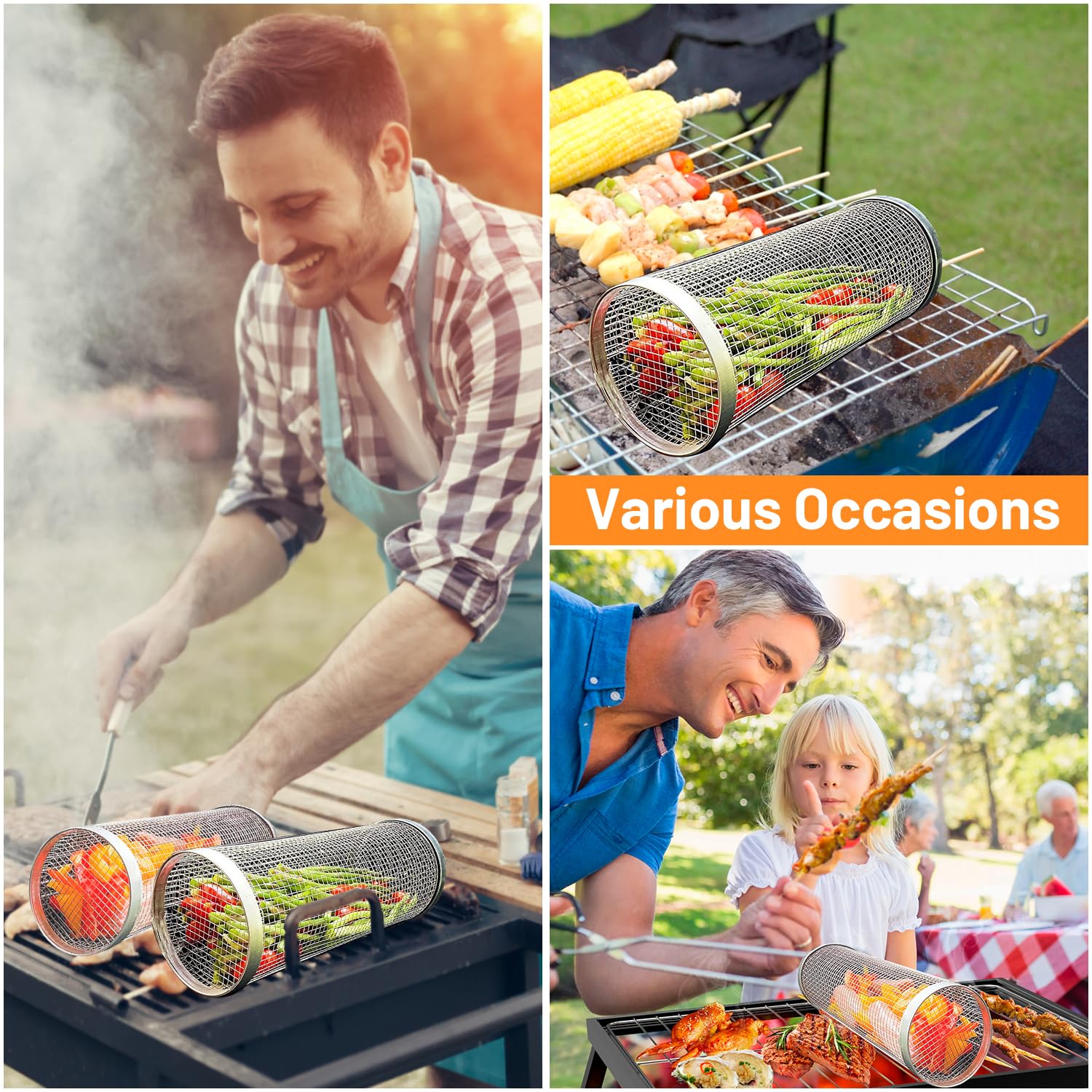 2-х шт. катящиеся корзины для  – обзор и цена Camping Cooking Accessories Set